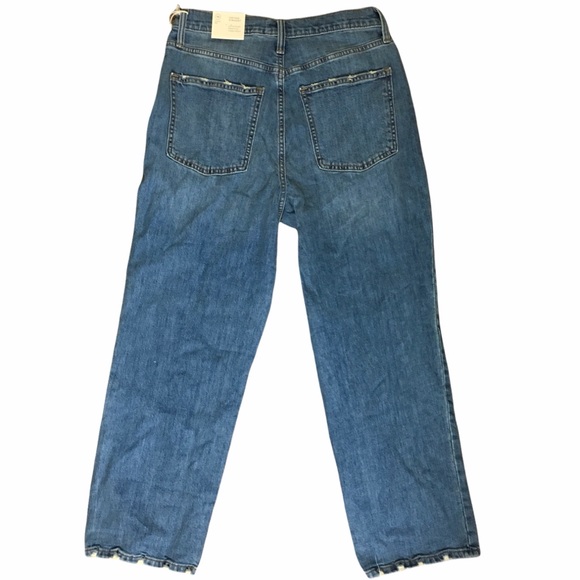 Women's Super-High Rise Vintage Cropped Jeans NWT - Picture 6 of 7